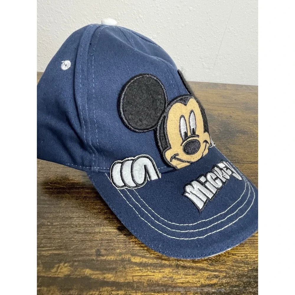 Disney Parks Youth Hat Lot Mickey Mouse Red Minnie Polka Dot 2 Pack Baseball Cap